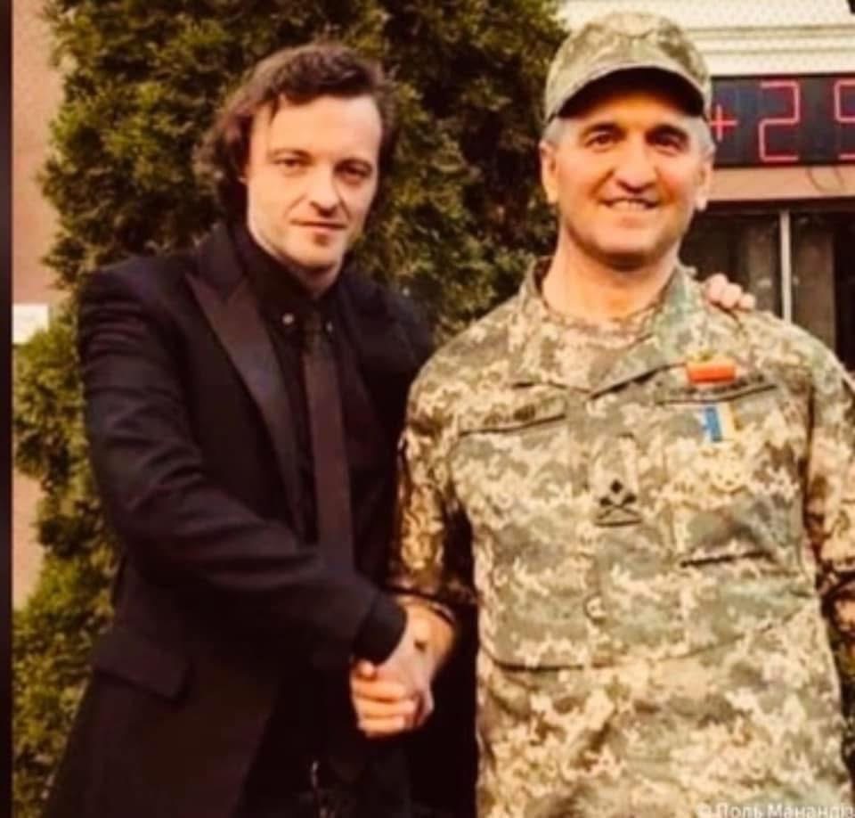 Paul-Michel Manandise avec le général-major Ihor Hordiichuk