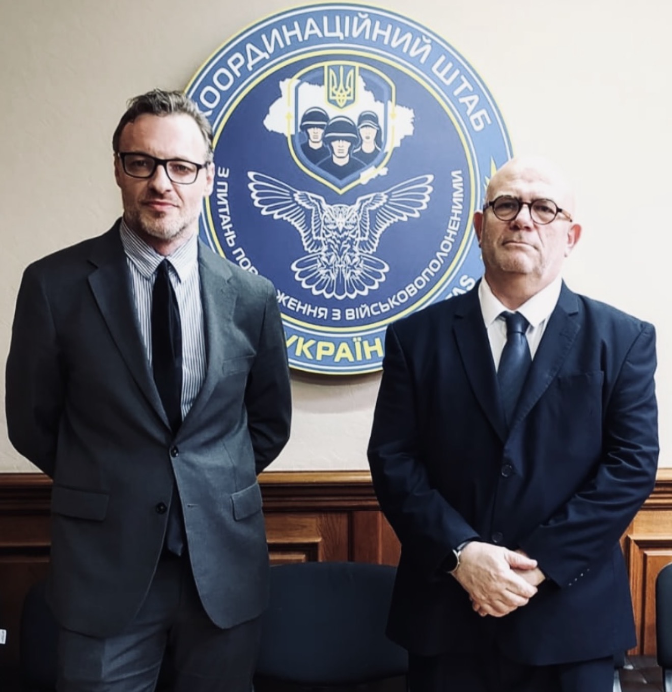 Paul-Michel Manandise avec le diplomate français Éric Gozlan
